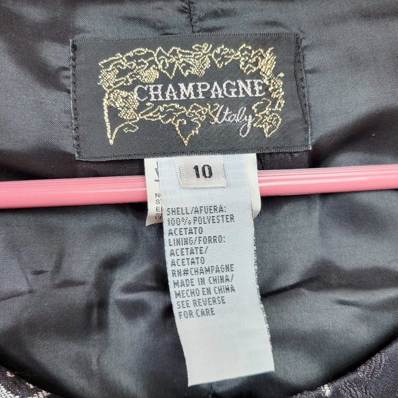 Vintage 90s Black & Silver Leopard Print Sleeveless Top - Picture 7 of 7